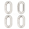 4Pcs 304 Stainless Steel Spring Gate Clasp Findings STAS-ME0002-66-1