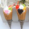 PVC Ice Cream Cone Ornaments PW-WG86286-01-3