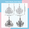 Chandelier Carbon Steel Cutting Dies Stencils DIY-WH0309-1399-6