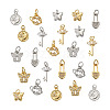 24 Pcs 12 Styles Cubic Zirconia Pendants KK-PJ0001-11-9