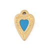 304 Stainless Steel Enamel Charms STAS-I325-054G-02-1