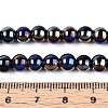 Electroplate Opaque Glass Beads Strands GLAA-T032-P6mm-AB01-4