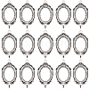 SUNNYCLUE 30Pcs Alloy Pendant Cabochon Settings FIND-SC0009-22-1