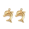 Ocean 304 Stainless Steel Pendants STAS-P390-01E-G-1