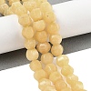 Natural White Jade Beads Strands G-N344-03J-2