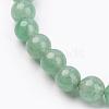 Natural Green Aventurine Stretch Bracelets G-N0270-03-2