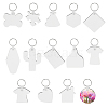 Sublimation Double-Sided Blank MDF Keychains KEYC-GA0001-38-1
