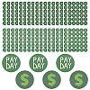 Olycraft 50Pcs 2 Styles Customized Round Dot PVC Decorative Stickers DIY-OC0010-37C-1