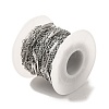 Tarnish Resistant 304 Stainless Steel Rectangle Link Chains STAS-B041-09P-4