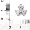 304 Stainless Steel Cubic Zirconia Pendants STAS-R141-04P-01-3