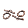 Alloy Toggle Clasps PALLOY-G014-R-2
