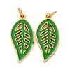 304 Stainless Steel Enamel Pendants STAS-U061-22G-1