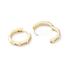 Brass Micro Pave Cubic Zirconia Hoop Earrings EJEW-P259-09G-2