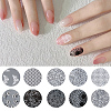 10 Rolls PET Lace Flower Nail Foils Floral Transfer Paper STIC-WH20010-16D-5