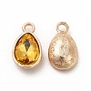 Faceted Glass Rhinestone Pendants GLAA-I051-A17-1