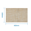 PVC Non-Slip Imitation Rattan Insulation Pad AJEW-TA0015-03D-11