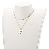 Brass Micro Pave Cubic Zirconia Pendant Necklaces NJEW-JN03387-6