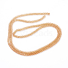 1 Strand Transparent Crackle Glass Round Beads Strands X-CCG-Q001-4mm-05-2