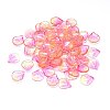 Transparent Glass Charms GLAA-H016-05E-8-1