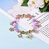 10Pcs 10 Style Rack Plating Brass Cubic Zirconia Charms ZIRC-SZ0002-25-6