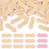 40Pcs PU Leather Craft Label Tags DIY-TADJ0001-22G-1