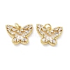 Brass Micro Pave Cubic Zirconia Pendants KK-Z098-10G-1