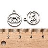 316 Surgical Stainless Steel Pendants STAS-H190-04P-3