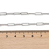 Non-Tarnish Unisex 304 Stainless Steel Paperclip Chain Necklaces X-NJEW-H215-04P-2