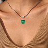 12Pcs Cat Eye Pendants G-CA0001-87-6