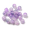 Transparent Crackle Glass Beads Strand X-GLAA-D012-01A-2