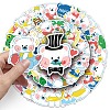 50Pcs Bear PET Waterproof Stickers PW-WG7A8D2-01-3