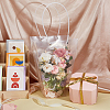 Valentine's Day SUPERFINDINGS 6Pcs Trapezoid PP Plastic Gift Bags ABAG-FH0001-06-4