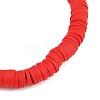 30Pcs Handmade Polymer Clay & Acrylic Bead Bracelets BJEW-PH02007-3