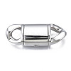 304 Stainless Steel Fold Over Clasps STAS-S080-01C-P-2
