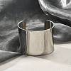 304 Stainless Steel Open Cuff Bangles BJEW-U015-01P-3