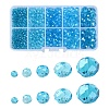 Electroplate Glass Beads Strands EGLA-YW0003-87A-1
