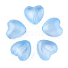 Transparent Spray Painted Glass Beads X-GLAA-N035-030-C03-1
