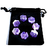 Natural Amethyst Flower Healing Stones G-PW0007-126K-1