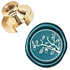 Wax Seal Brass Stamp Head AJEW-WH0209-447-1