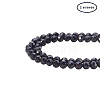 Natural Black Spinel Beads Strands G-PH0034-13-1