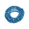 Electroplate Glass Beads Strands EGLA-A044-T2mm-L27-3