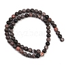 Natural Plum Blossom Jasper Beads Strands G-F591-23-6mm-3