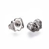 Non-Tarnish 304 Stainless Steel Ear Nuts X-STAS-L221-12P-2