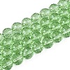 Transparent Glass Bead Strands GLAA-R095-10mm-28-1