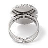 Ion Plating(IP) 304 Stainless Steel Ring RJEW-B059-07P-02-3