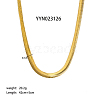 8mm Stylish Titanium Steel Snake Chain Necklaces for Women Men AA4830-6-1