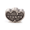 Valentine's Day 304 Stainless Steel European Beads STAS-G228-24AS-1