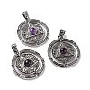 Natural Amethyst Pendants G-L524-05AS-04-1