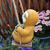 Swinging Sloth Hanging Resin Planter Pot PW-WG4AD0F-01-4