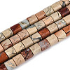 Natural Shoushan Stone Beads Strands G-T141-92A-4